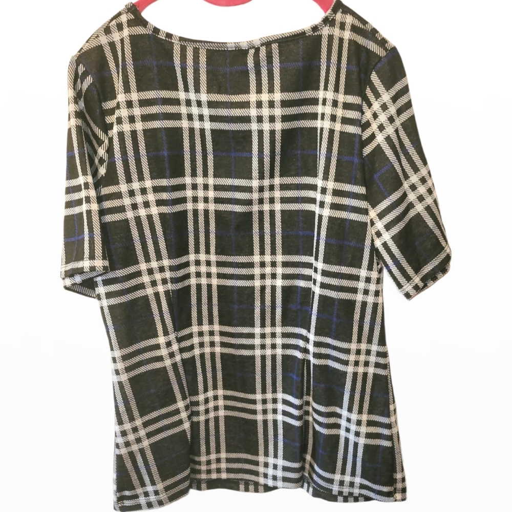 Ashley Stewart Plaid Shirt
